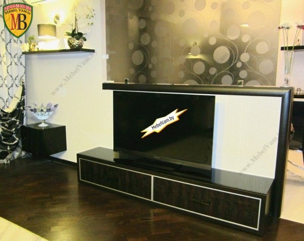 ~18~Модульный набор мебели для зала с применением декоративной кожи